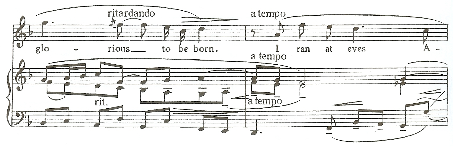 Example 23. The Dance Continued, measures 17-18