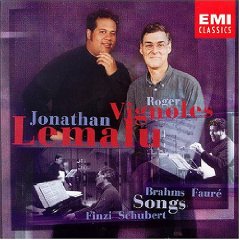 Jonathan Lemalu and Roger Vignoles - EMI Cllassics album cover