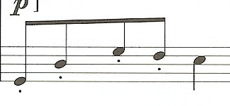 motif in measure 14