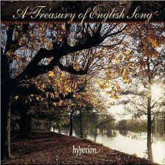 A Treasury of English Song - Hyperion album cover